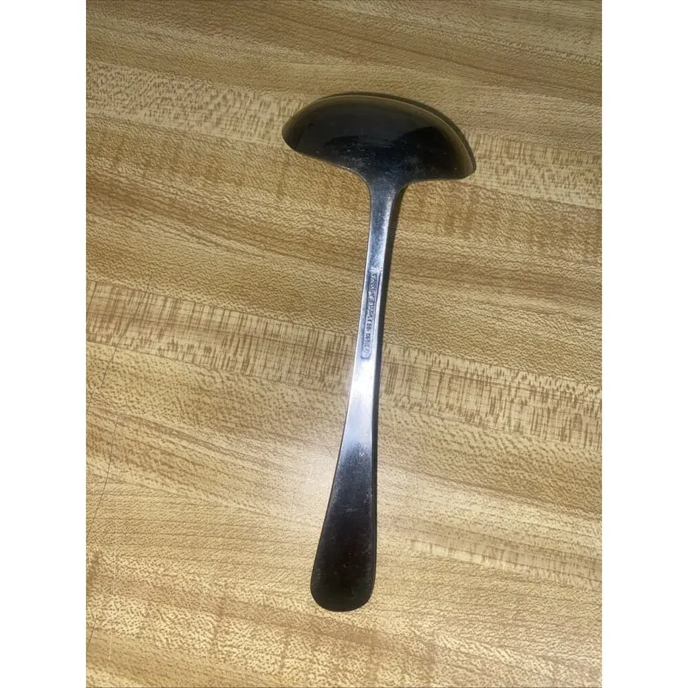 Set Of 2 Oneida Silver Wyndham (Stainless) Flatware Serving Fork & Ladle